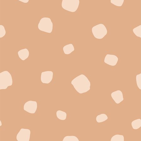 Abstract vector seamless pattern with dotsのイラスト素材