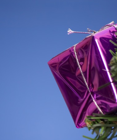 Christmas tree ornaments for the holiday Christmas Eve and New Yearの写真素材