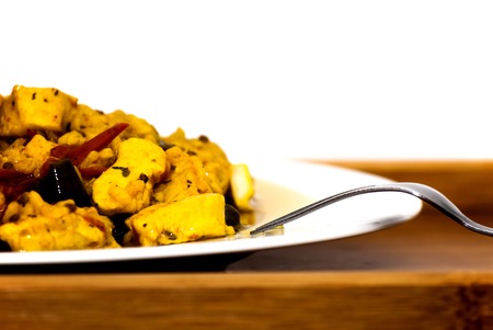 Dish of chicken with rice typical of the Mediterranean dietの写真素材