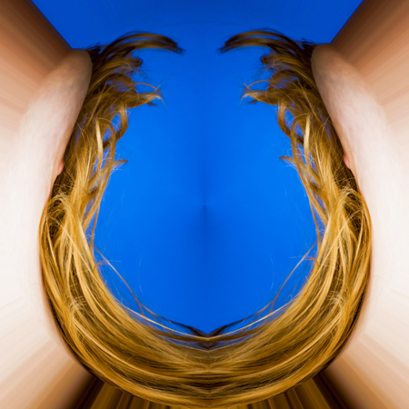 Abstract fantasy about the body of a   womanの写真素材