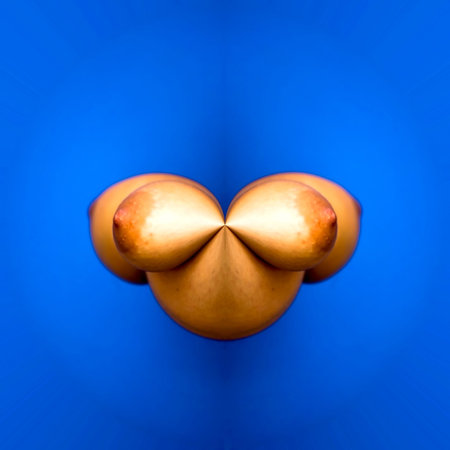 Abstract fantasy about the body of a   woman