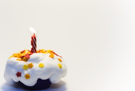 Cupcake birthday or Christmas partyの写真素材