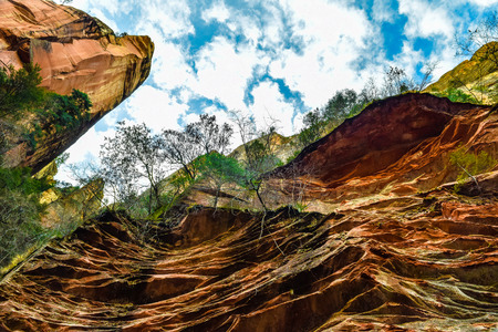 Mountains in Sedona, Arizonaの写真素材