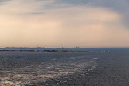 Kobba Klintar is the old pilot station in the archipelago outside Mariehamn at Ãland Finlandの写真素材