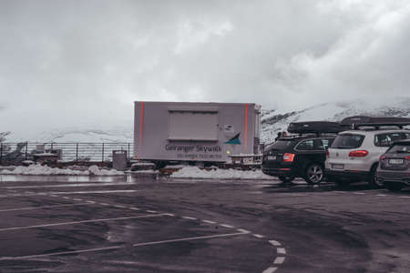 Editorial 09.07.2019 Dalsnibba Norway, Geiranger Skywalk Dalsnibba 1 500 meterのeditorial素材