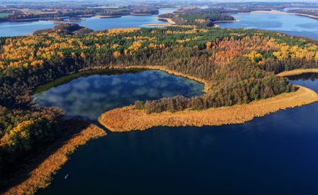 autumn in Masuria in north-eastern Poland