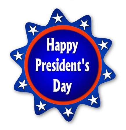 Presidents day blue banerの写真素材