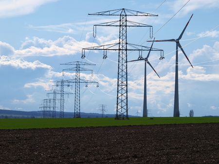 wind powerの写真素材