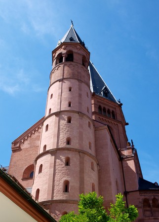 Cathedral in Mainz, Germanyの写真素材