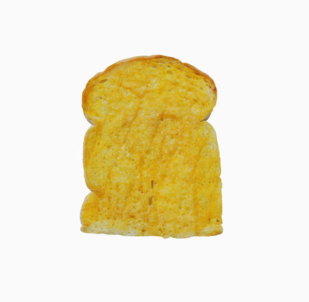 Bread butter isolate on white background