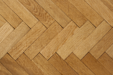 Old wood block floor parquet backgroundの写真素材