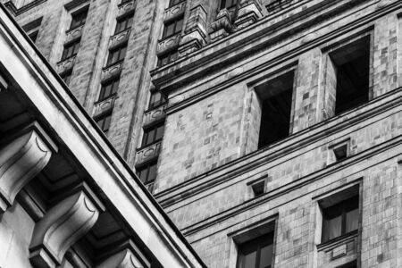 Palace of Culture and Science in Warsaw, which is with its total height of 237 metres (778 ft) the tallest building in Polandのeditorial素材