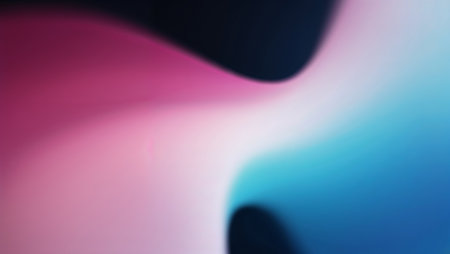 Blurred pink and blue gradient creating a smooth transition, perfect for modern and abstract designs. AI generated imageの素材