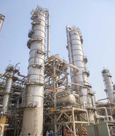 oil refineryの写真素材