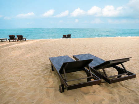 Beach scenery Pattaya, Thailand.の写真素材