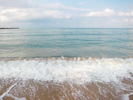 Beach scenery Pattaya, Thailand.の写真素材