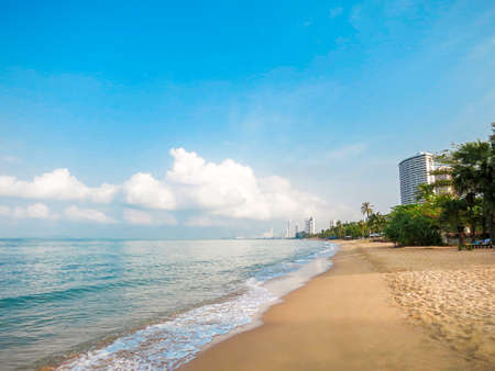 Beach scenery Pattaya, Thailand.の写真素材