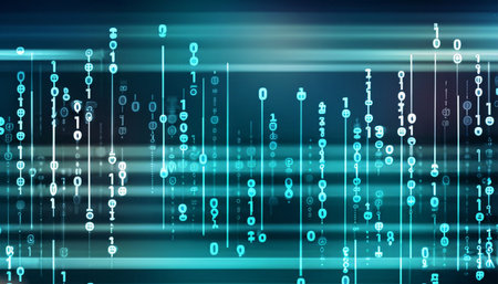 Abstract technology background. Big data concept. 3d rendering toned imageの素材