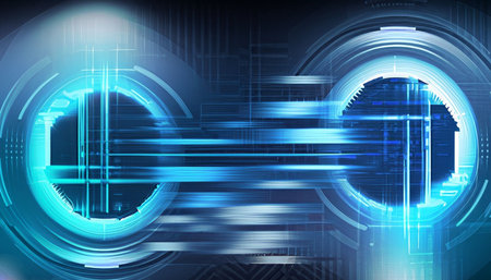 Abstract future technology concept background. Vector illustration for your graphic design.の素材