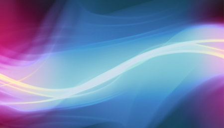 abstract background with smooth lines in blue and pink, vector illustrationの素材