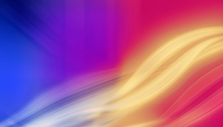 abstract colorful background with smooth lines in rainbow colors, digital artの素材