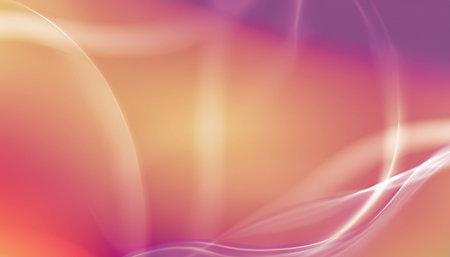 abstract background with smooth lines in shades of orange and purple colorsの素材