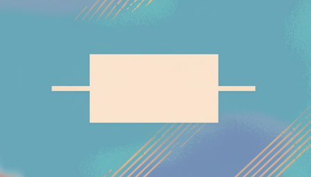 Blank white card on blue background. Template for your design.の素材