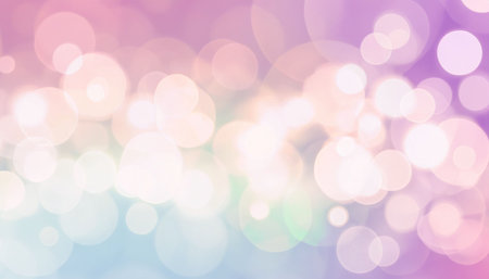 Abstract bokeh background. Vector illustration. Pink, blue and white colors.の素材