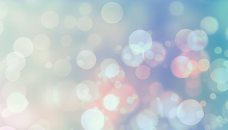 Abstract background with bokeh effect. Soft pastel colors.の素材