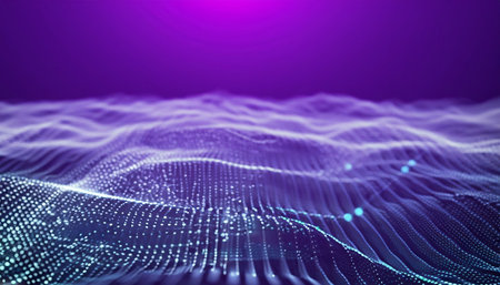 Abstract polygonal space low poly dark background with connecting dots and lines. Connection structure. 3d renderingの素材
