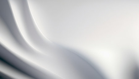 White abstract wavy background. 3d rendering, 3d illustration.の素材