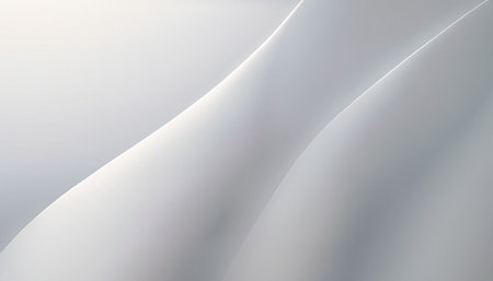 abstract white background with smooth lines, 3d rendering, computer digital illustrationの素材