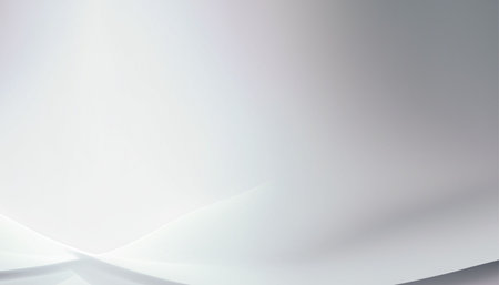 Abstract white background with smooth lines. 3d rendering, 3d illustration.の素材