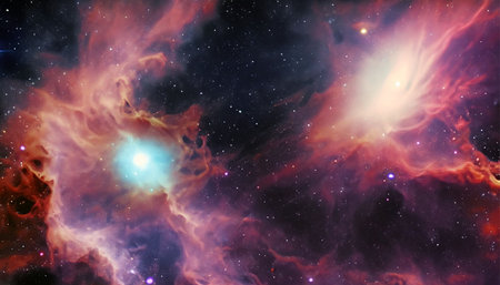 Planets, stars and galaxies in outer space showing the beauty of space exploration.の素材