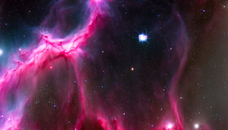 Star field in deep space many light years far from the Earth.の素材