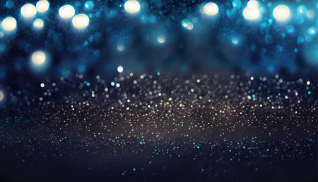 Abstract bokeh background. Christmas and New Year holidays concept.の素材