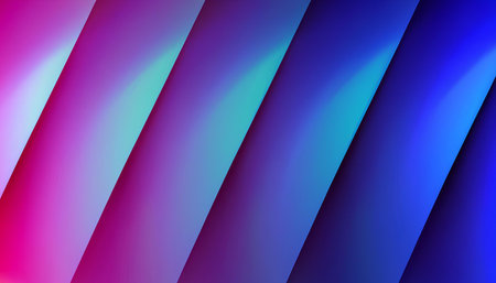 Abstract background with blue and pink diagonal stripes. Vector Illustration.の素材