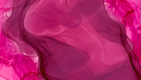 Abstract background of pink ink in water. 3d rendering, 3d illustration.の素材