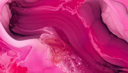 Abstract background with pink and white paint. Computer generated 3D illustration.の素材