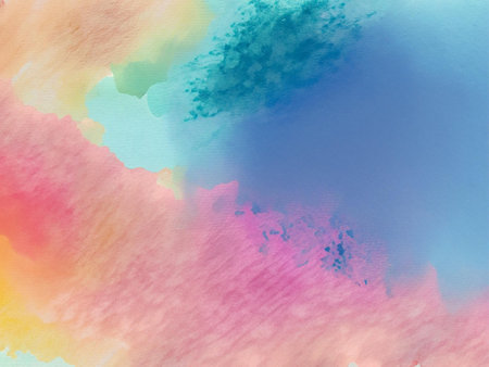 Abstract watercolor background. Hand-painted background. Illustration.の素材