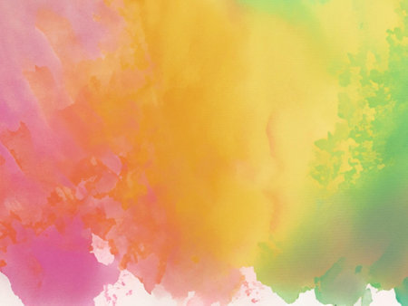 Abstract colorful water color for background. Digital art painting. Texture paper.の素材
