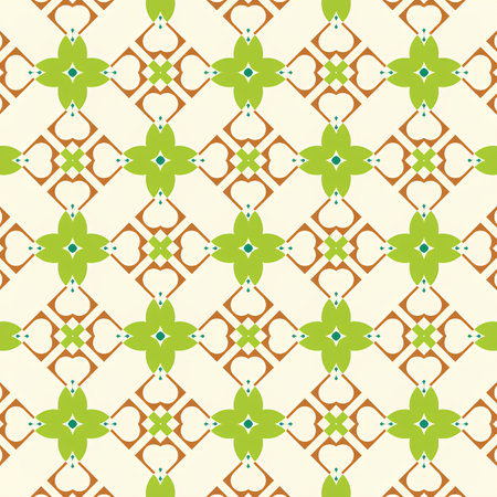Seamless pattern with arabic geometric ornament. Vector illustrationの写真素材