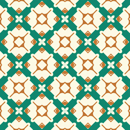 Seamless pattern with arabesque elements. Vector illustration.の写真素材