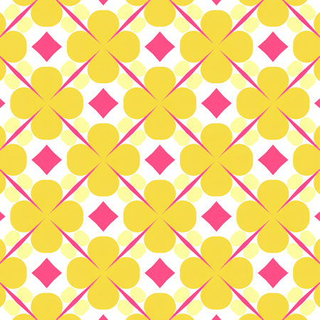 Seamless vector pattern. Modern stylish texture. Repeating geometric tiles with rhombusの写真素材