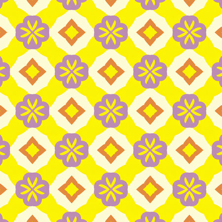 Seamless background pattern. Abstract geometric pattern. Vector illustration.の写真素材
