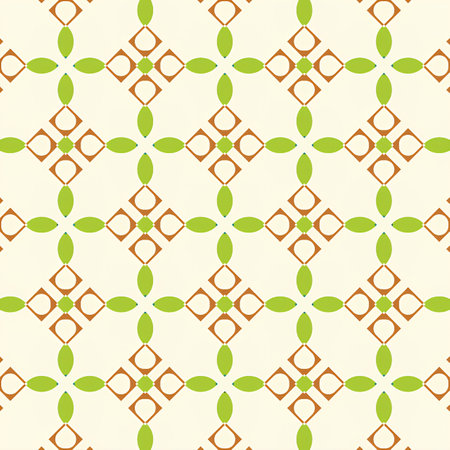 Seamless pattern with geometric ornament. Vector illustration.の写真素材