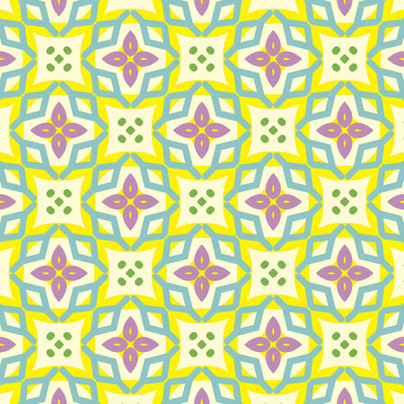 Seamless background pattern with a variety of multicolored lines.の写真素材