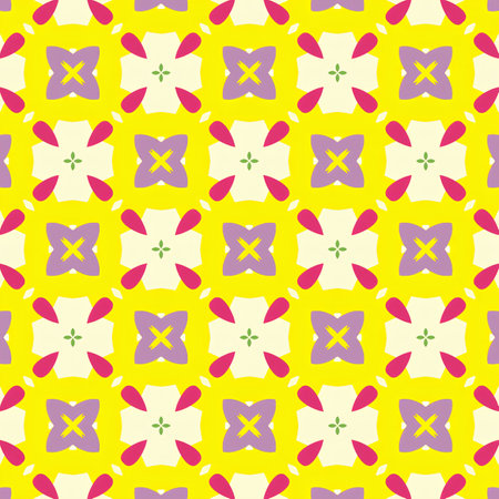 Seamless background pattern with a variety of multicolored lines.の写真素材