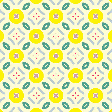 Seamless background pattern. Abstract decorative geometric pattern. Vector illustration.の写真素材