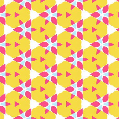 Seamless pattern with abstract geometric ornament. Vector Illustration.の写真素材